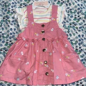 Nanette Lepore Pink Floral Jumper Set